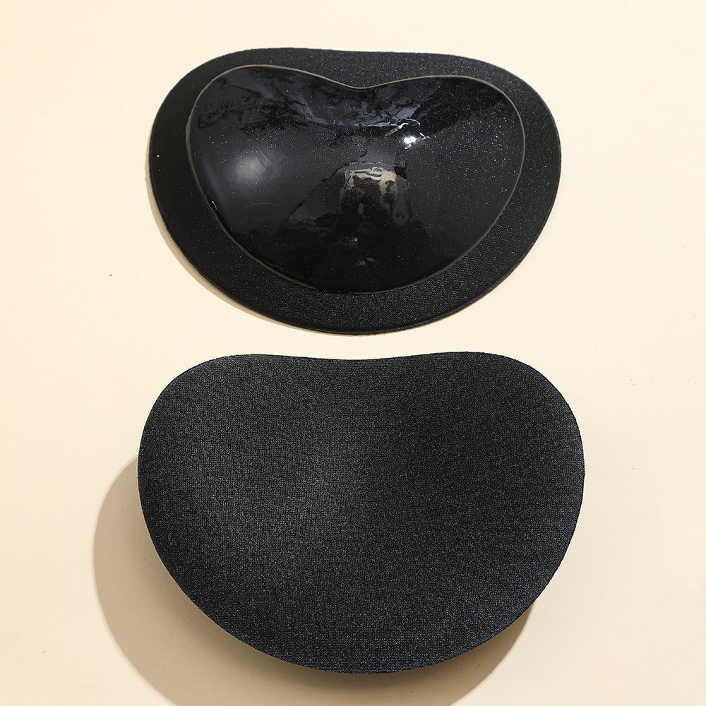 Invisible Chest Pad Insert Thickened Breathable Sponge Cushion for Daily Use Self-Adhesive Non-Slip Push-up Thin Pad for Top-up Underwear