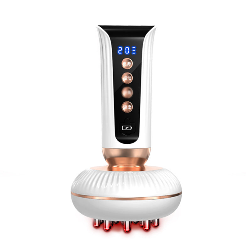Home Smart Massage Brush Massager Microcurrent Heating Massager Beauty Device