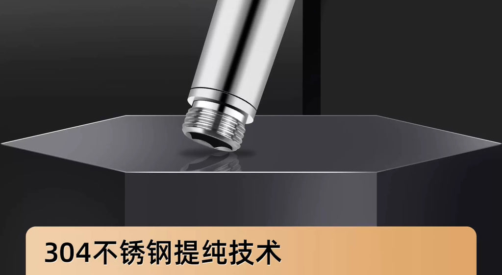 Upgraded 304 Stainless Steel High Pressure Shower Head 3 Modes Large Flow Sprayer Anti-Fall Shower Faucet Bathroom Accessories