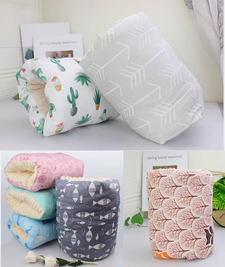 New Pure Cotton Fleece-Lined Thickeneded Soft Baby Nursing Pillow Arm Pillow Feeding Pillow Mother and Baby Supplies