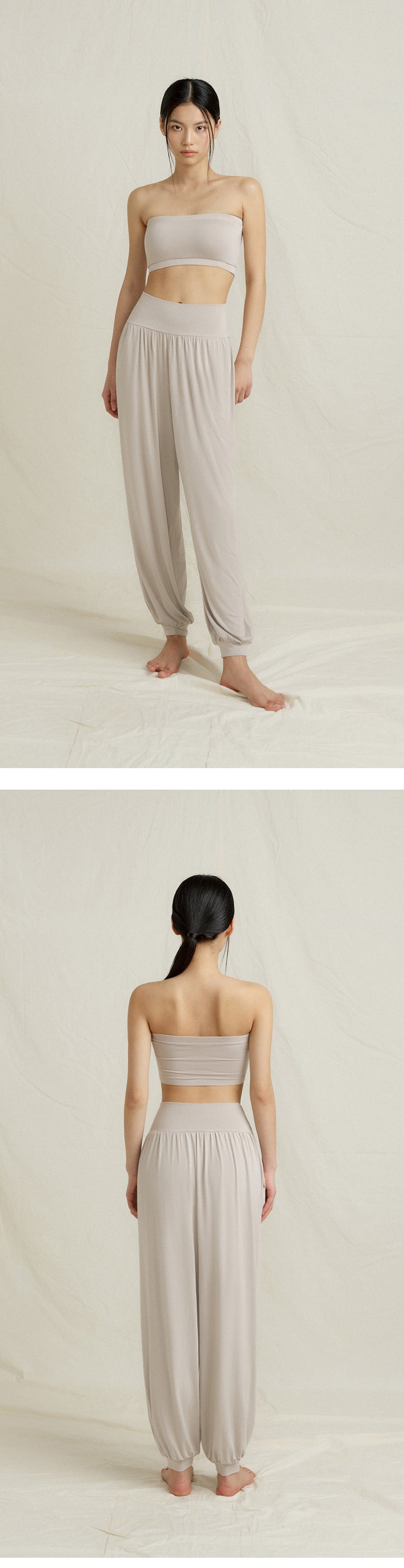 2025 Spring New Yoga Trousers Women's Loose Leg Bloomers Breathable Pilates Dance Fitness Sports Pants