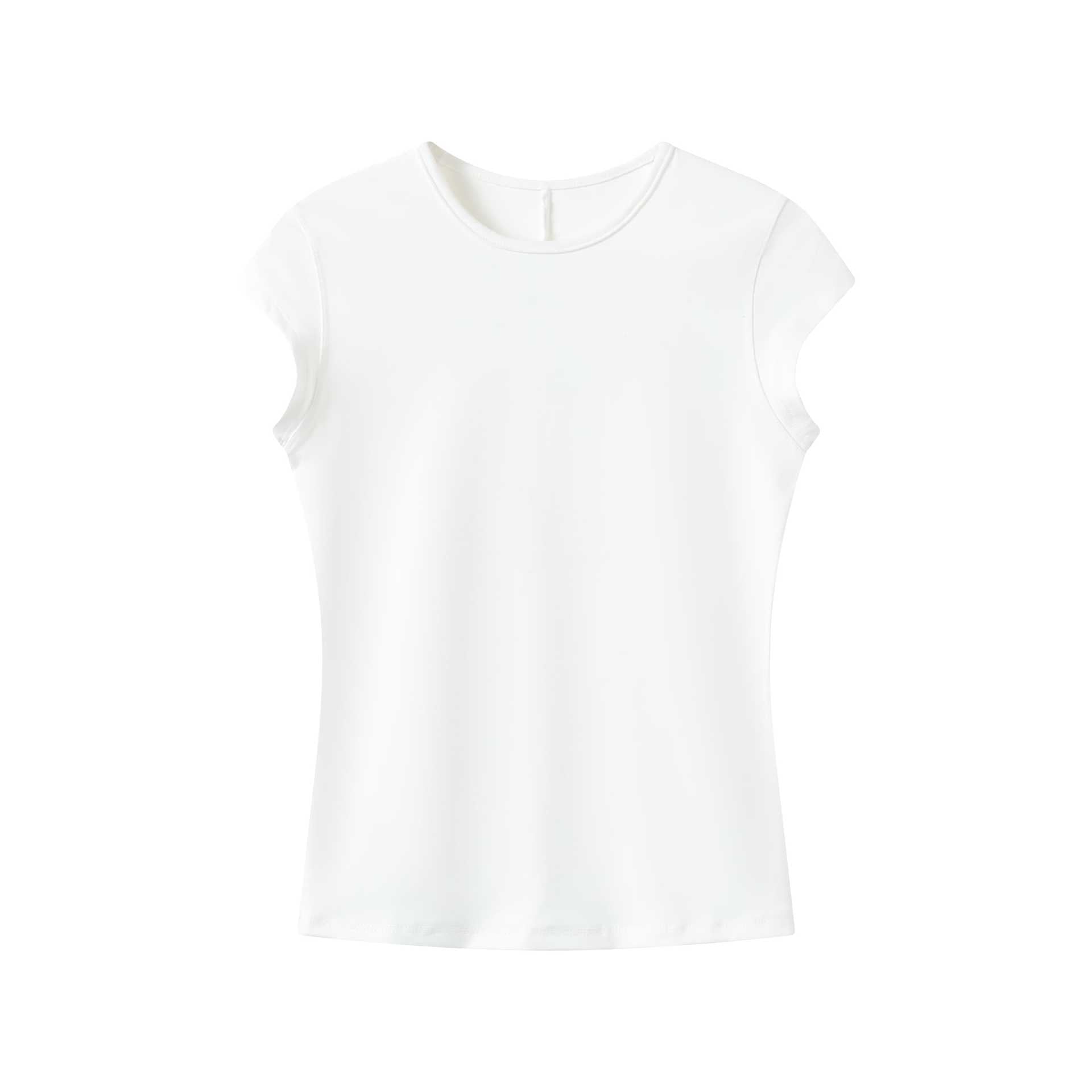 Spot Tankair Sexy Skin-Friendly Nude Elastic Tight Fitness Right Shoulder Small Flying Sleeve T-Shirt Sports Quick-Drying Top