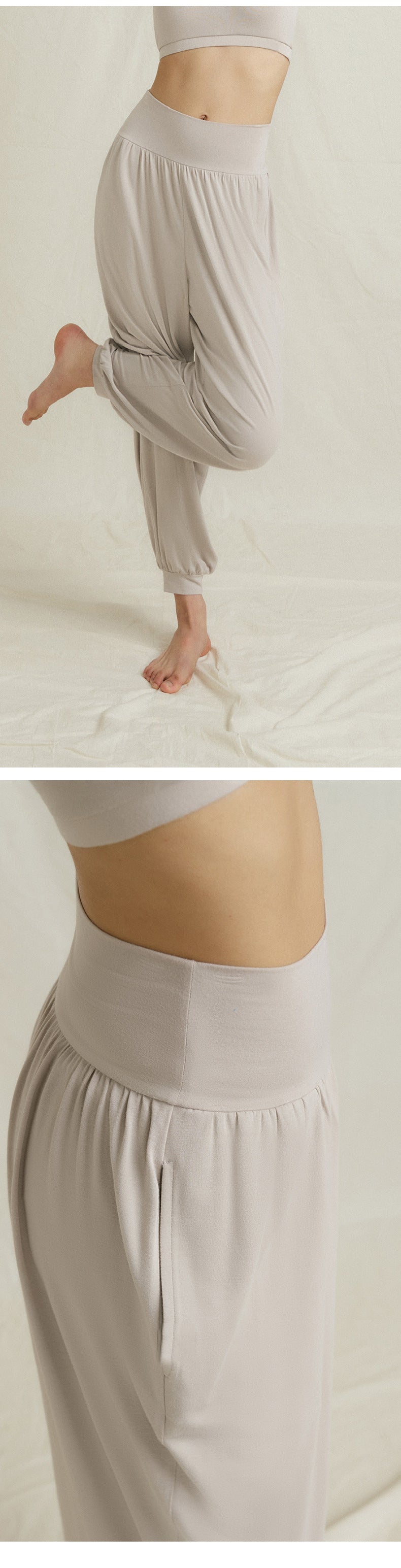 2025 Spring New Yoga Trousers Women's Loose Leg Bloomers Breathable Pilates Dance Fitness Sports Pants