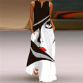 Cross-Border Women's Clothing Amazon Ebay 2026 New European and American Spring and Summer Fashion Printed Sexy Pocketed Long Dress