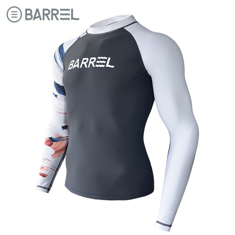 Sun Protection Swimsuit Men's Surfing Suit Split Quick-Drying Tight Jellyfish Suit Snorkeling Suit Wetsuit Full Body Long-Sleeved Trousers