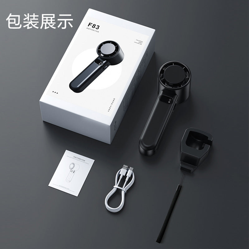 Huaqiangbei 100-speed high-speed hand-held turbo fan portable mini refrigeration ice compress fan