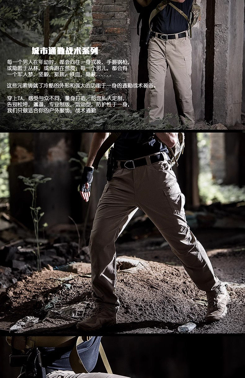 Huanlong Thunderbolt Ii Elastic Tactical Pants Men's Outdoor Clothing Jogger Hiking Mountaineering Pants American Style Workwear Pants
