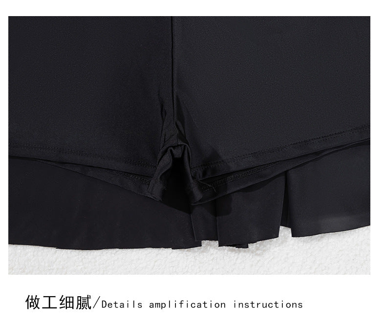 Swimsuit Women's Conservative Conjoined Flat Corner Belly-Covering Slimming Mom Swimsuit plus size Loose Hot Spring Swimsuit for Middle-aged and Elderly