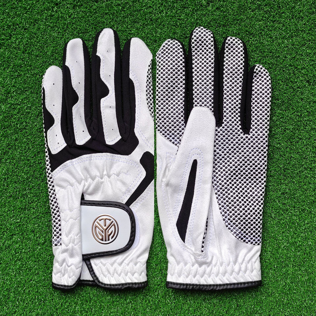 Genuine Tygolf Golf Gloves for Men, Microfiber Cloth, Non-Slip, Breathable, Wear-Resistant, Washable Golf Gloves