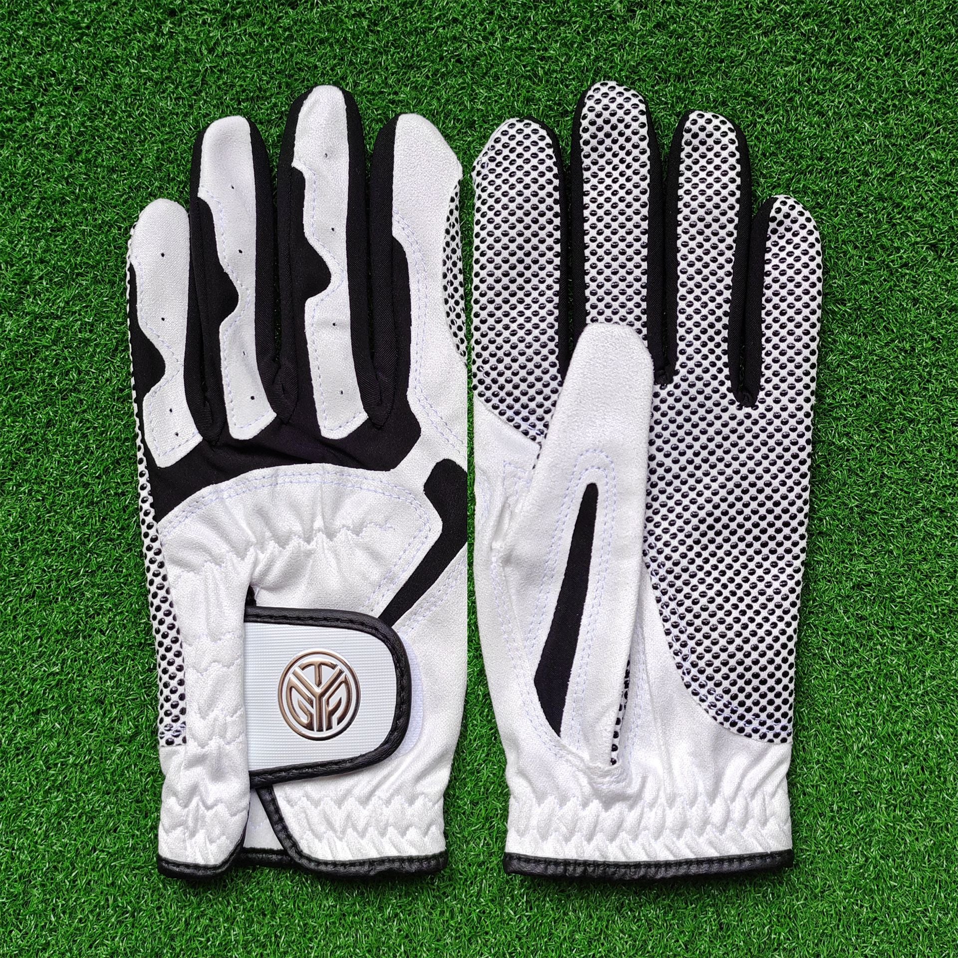 Genuine Tygolf Golf Gloves for Men, Microfiber Cloth, Non-Slip, Breathable, Wear-Resistant, Washable Golf Gloves