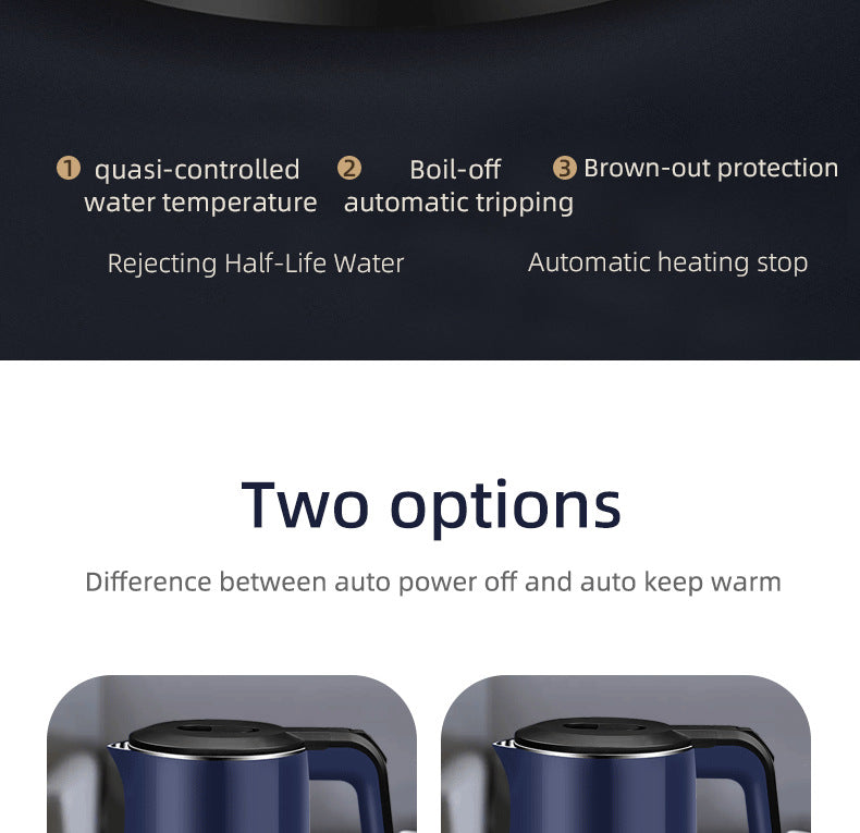 Electric Kettle Thermal Insulation Kettle Automatic Power-Of
