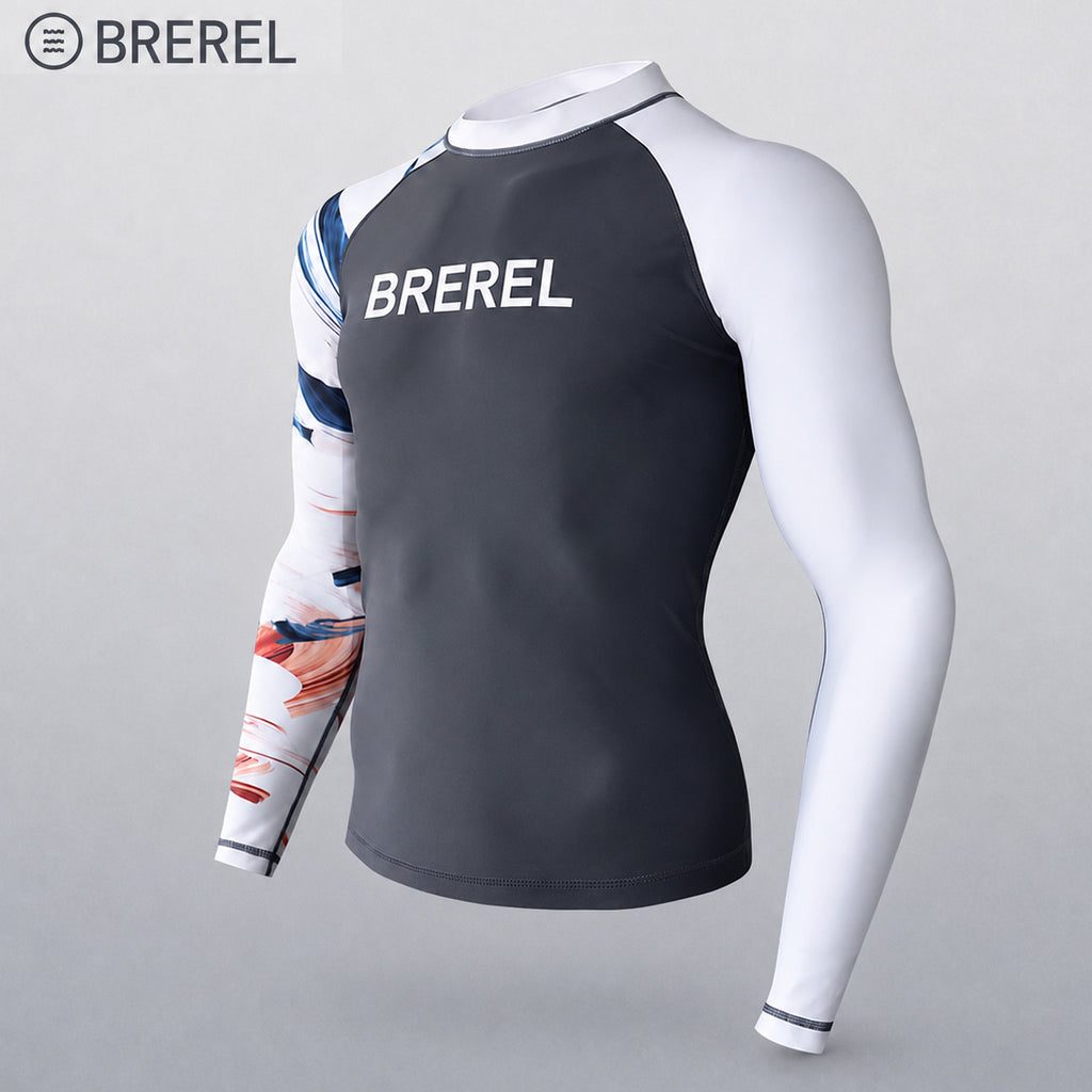 Sun Protection Swimsuit Men's Surfing Suit Split Quick-Drying Tight Jellyfish Suit Snorkeling Suit Wetsuit Full Body Long-Sleeved Trousers