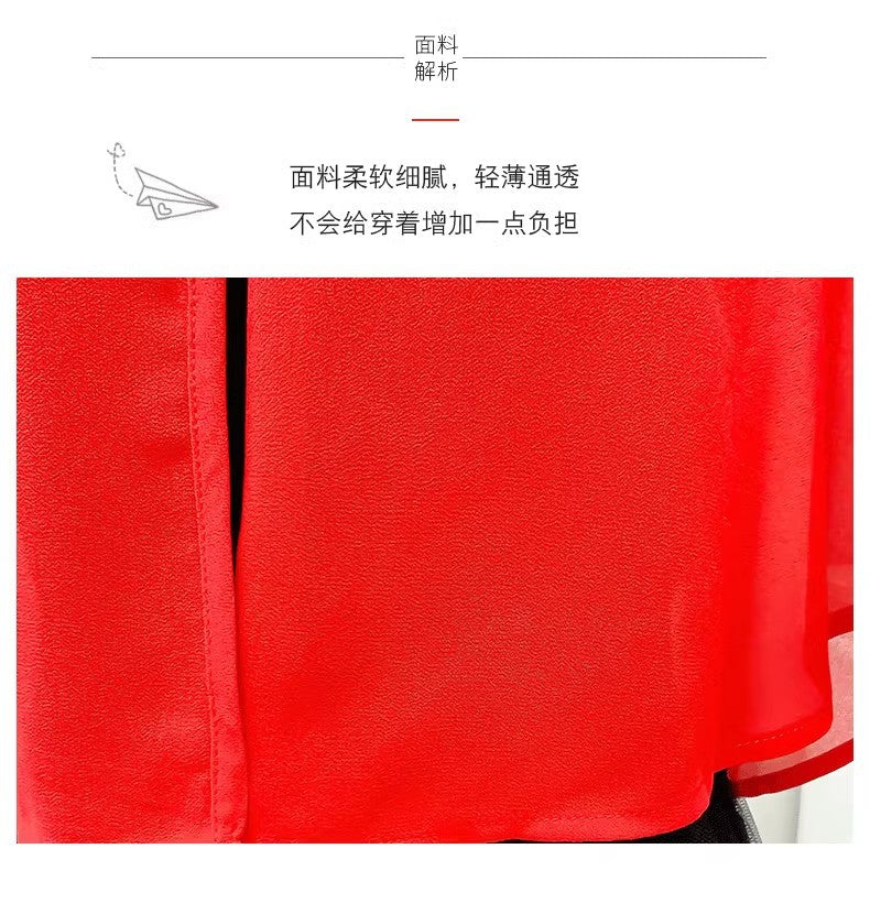 Thin Small Shawl Summer Dress with Sling Skirt Air-conditioning Shirt Women's Cardigan Outer Chiffon Ethnic Style Silver Buckle Small Coat
