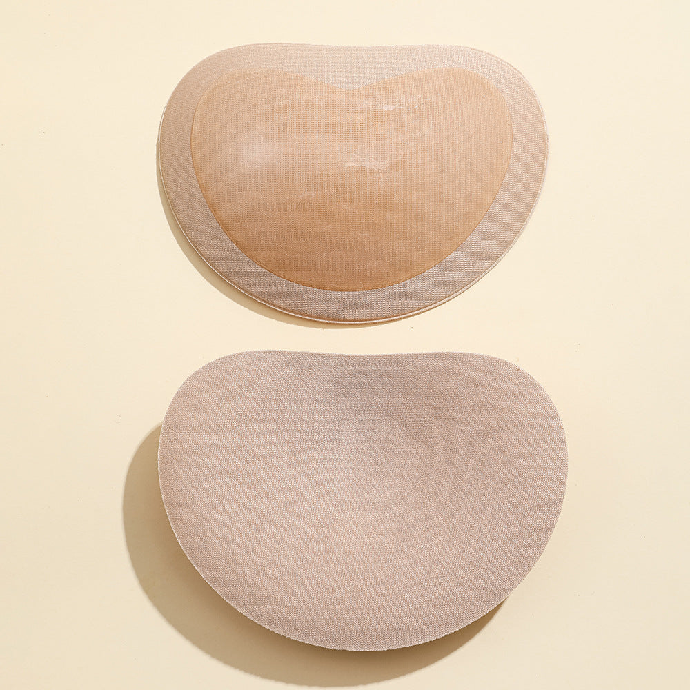 Invisible Chest Pad Insert Thickened Breathable Sponge Cushion for Daily Use Self-Adhesive Non-Slip Push-up Thin Pad for Top-up Underwear