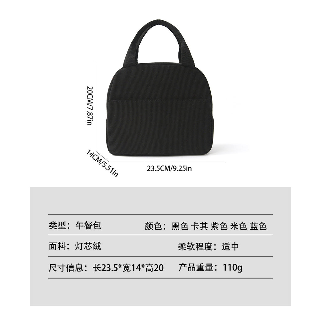 Cross-border Explosions Portable Lunch Bag Insulation Bag Lunch Box Bag Lunch Bag with Rice Bag Lunch Box Storage Bag for Work and School