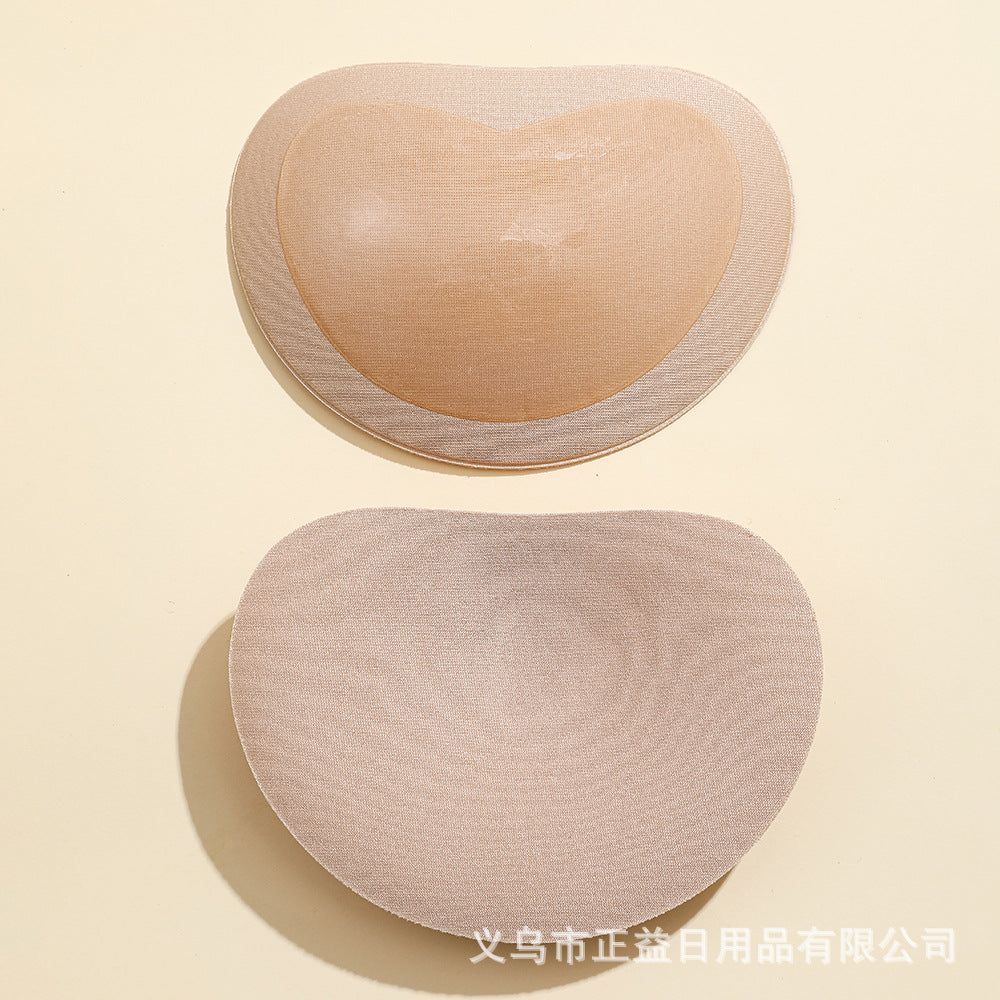 Invisible Chest Pad Insert Thickened Breathable Sponge Cushion for Daily Use Self-Adhesive Non-Slip Push-up Thin Pad for Top-up Underwear