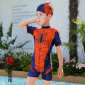 Children's Swimsuit Boys Siaman Spider-Man Long Sleeve Small Medium and Large Children's Baby Sunscreen Quick-drying Equipment Hot Spring Wholesale