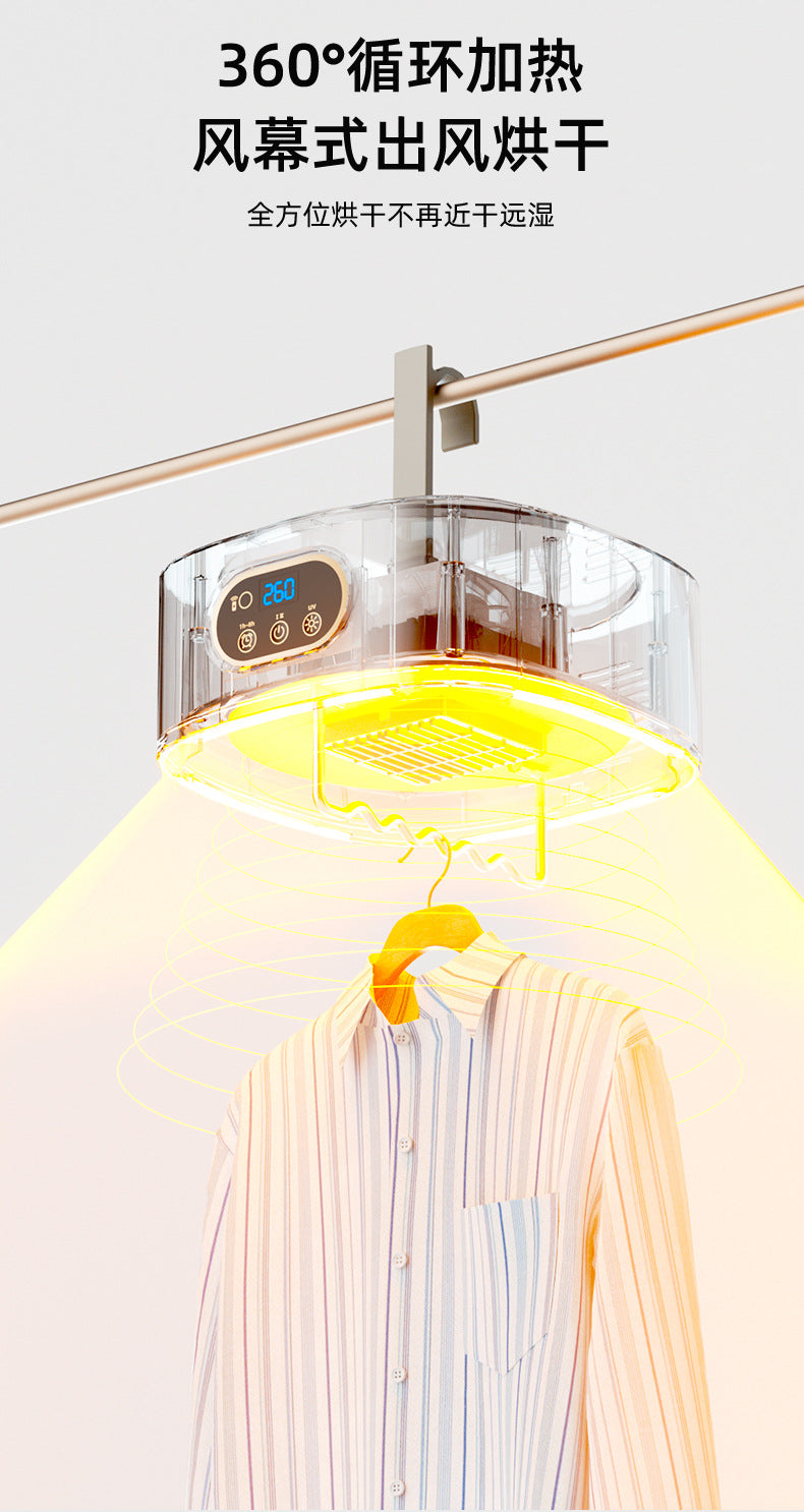 Smart Dryer Household Clothes Dryer Sterilization Large Capacity Foldable Baby Installation-Free Clothes Drying Machine Portable