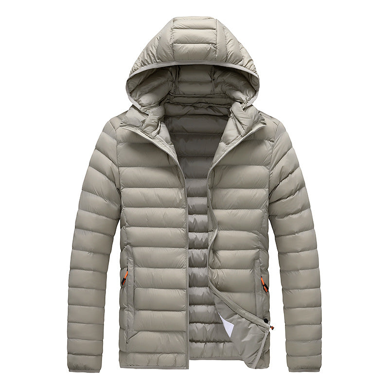 Cross-Border Exclusive Supply for Amazon: Men's 2026 Winter Jacket, Slim Fit, Lightweight Cotton Coat, Thin Multi-Color Quilted Cotton Clothing