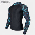 Sun Protection Swimsuit Men's Surfing Suit Split Quick-Drying Tight Jellyfish Suit Snorkeling Suit Wetsuit Full Body Long-Sleeved Trousers