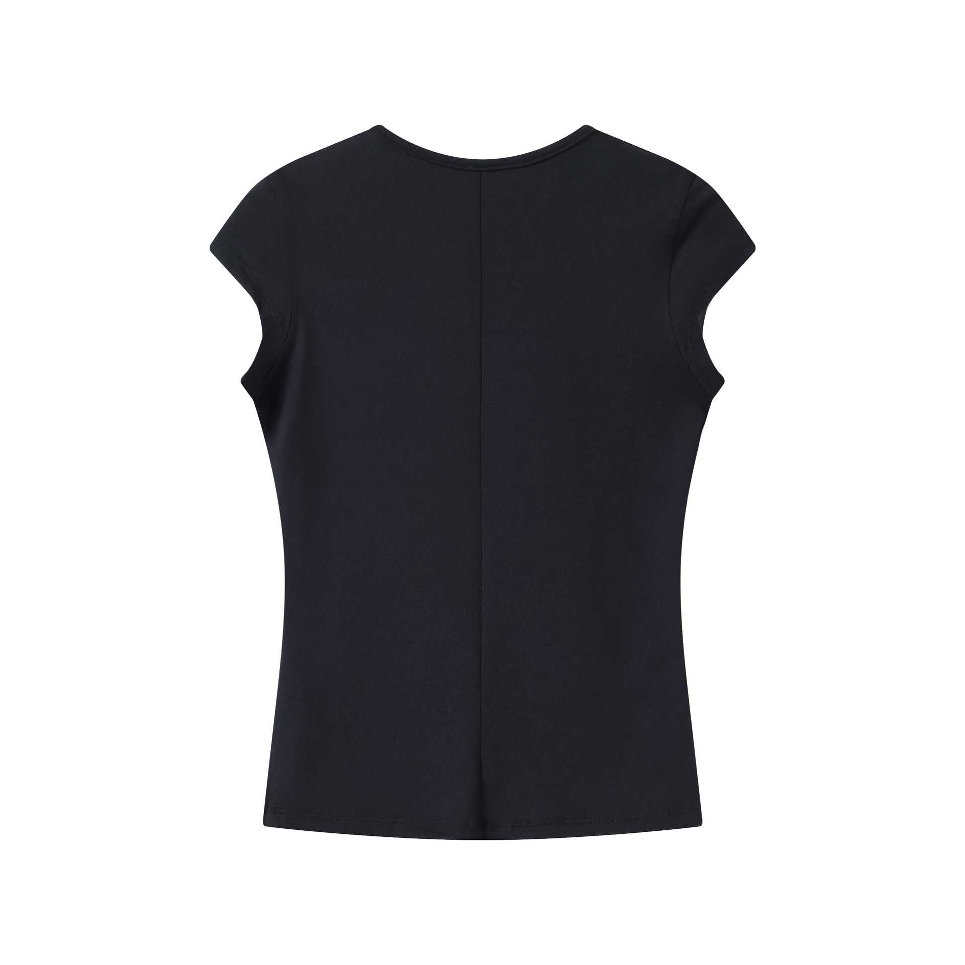 Spot Tankair Sexy Skin-Friendly Nude Elastic Tight Fitness Right Shoulder Small Flying Sleeve T-Shirt Sports Quick-Drying Top