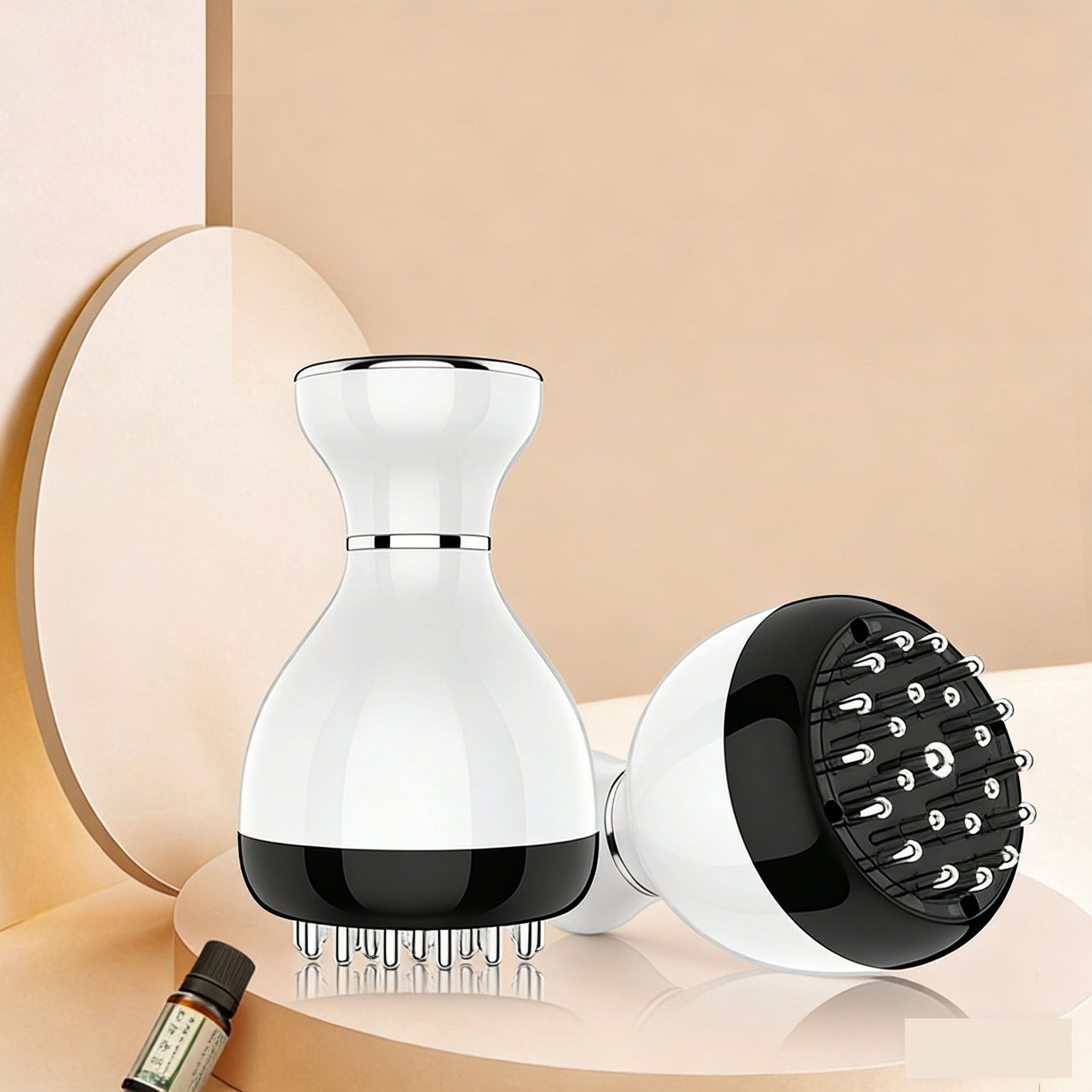 Home Smart Massage Brush Massager Microcurrent Heating Massager Beauty Device