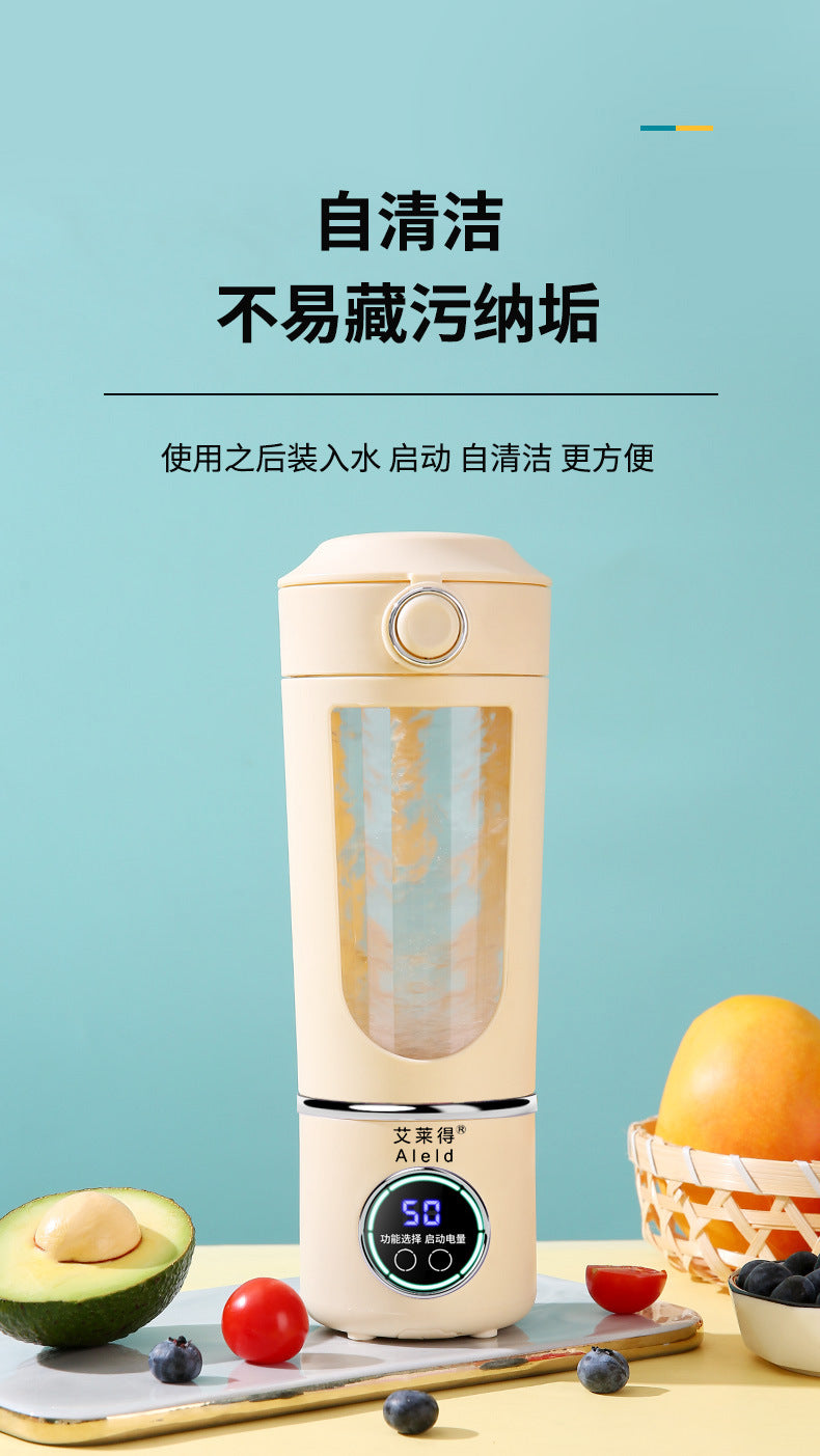 New high-end cross-border juicer household crushed ice juice cup portable rechargeable juicer outdoor 12 knife wireless