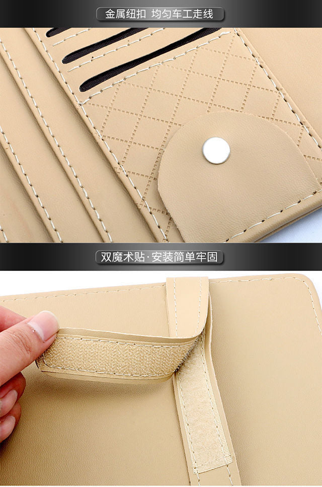 Car CD Clip Car CD Bag Multifunctional Sun Visor Cover Storage Cover CD Disc Disc Bag Storage Bag Universal