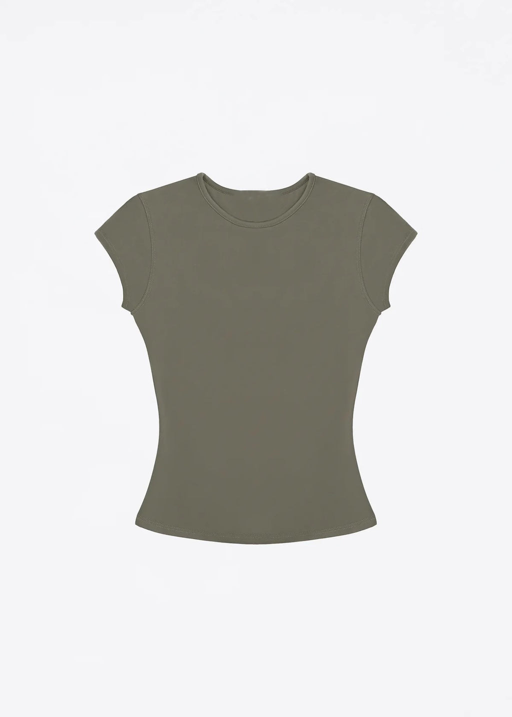 Spot Tankair Sexy Skin-Friendly Nude Elastic Tight Fitness Right Shoulder Small Flying Sleeve T-Shirt Sports Quick-Drying Top