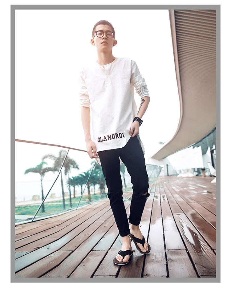 Factory wholesale summer men's beach shoes flip-flops leisure trend sandals wholesale pinch feet non-slip foreign trade explosions