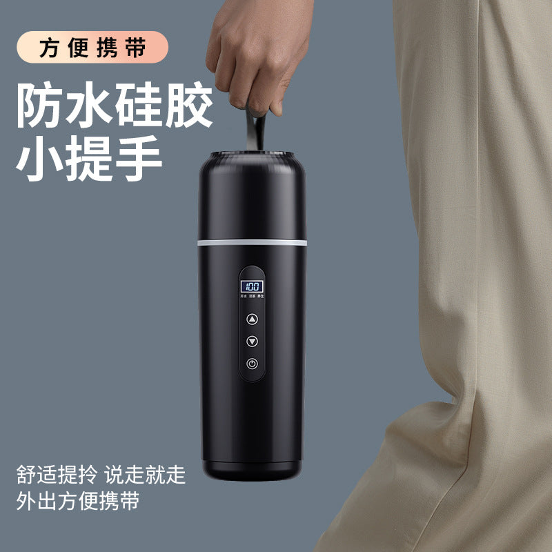 Car heating water cup 2024 new 12v24v universal usb insulation integrated size truck heating water cup