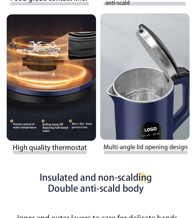 Electric Kettle Thermal Insulation Kettle Automatic Power-Of