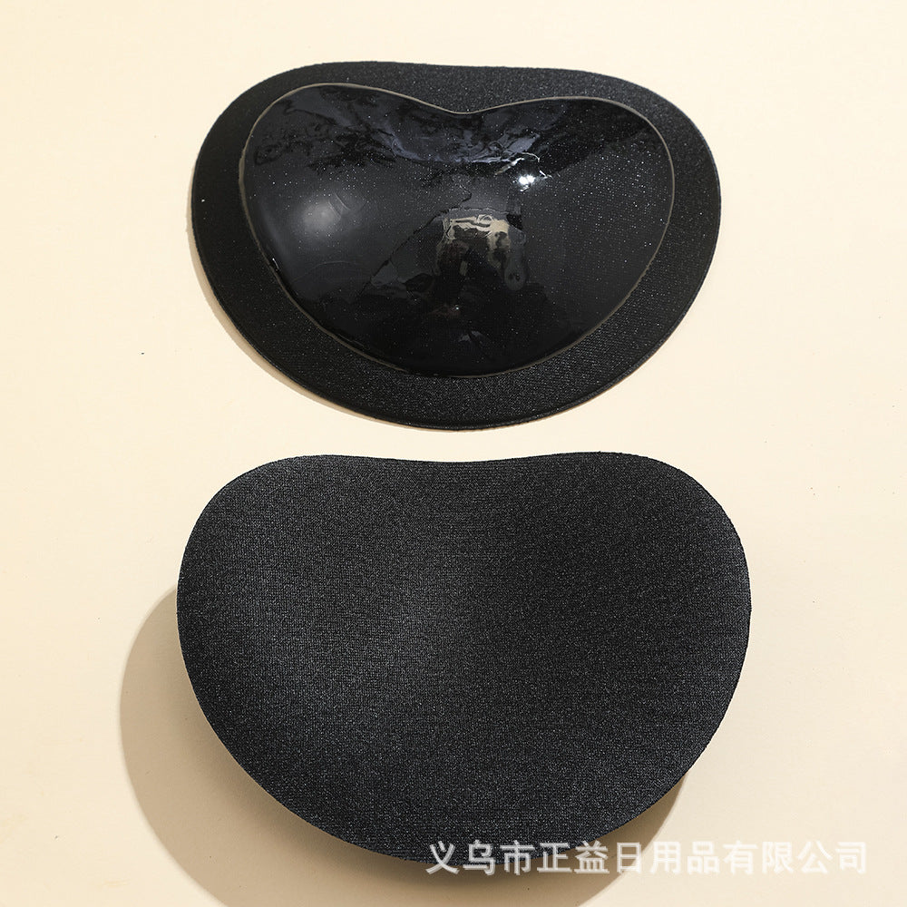 Invisible Chest Pad Insert Thickened Breathable Sponge Cushion for Daily Use Self-Adhesive Non-Slip Push-up Thin Pad for Top-up Underwear