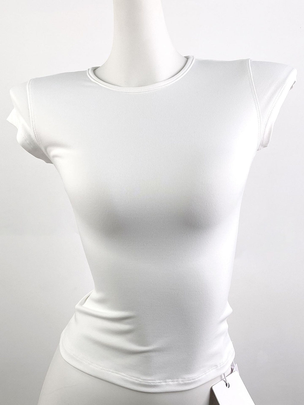 Spot Tankair Sexy Skin-Friendly Nude Elastic Tight Fitness Right Shoulder Small Flying Sleeve T-Shirt Sports Quick-Drying Top