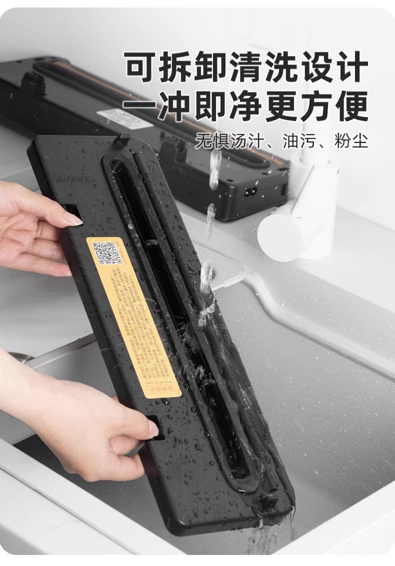 Vacuum Sealing Machine Packaging Fresh-keeping Machine Small Household Vacuum Food Air Sealing Machine] Fully Automatic Plastic