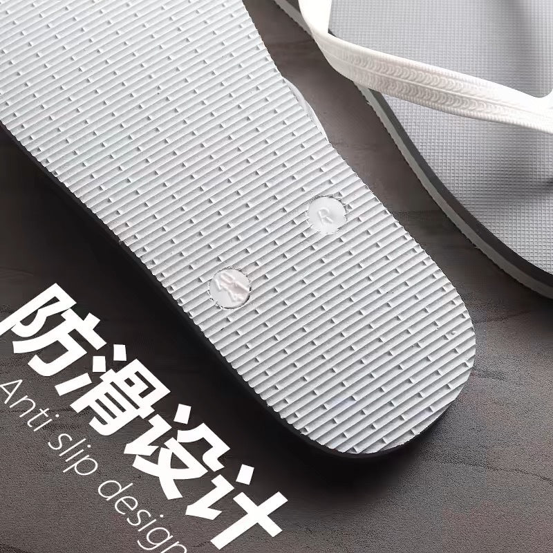 2024 cross-border one free shipping summer new candy-colored men's flip-flops casual beach anti-slip sandals