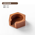 Round Italian Coffee Extraction Filter Paper Storage Sabri Wood Solid Wood Storage Base 58/53/51mm Universal