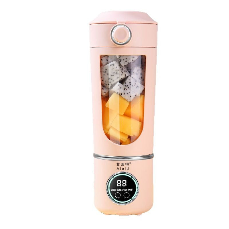 New high-end cross-border juicer household crushed ice juice cup portable rechargeable juicer outdoor 12 knife wireless