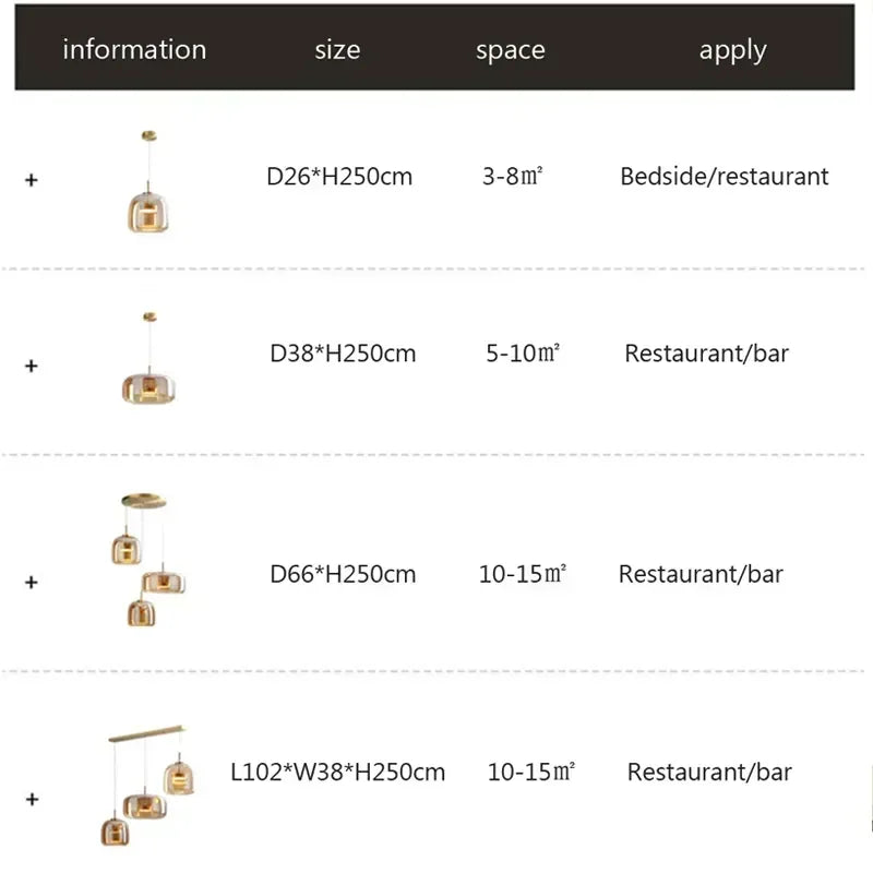 Modern Glass Pendant Light luxury Deco Nordic Led Hanging Light Fixtures  Modern Luminaire Suspension lamp