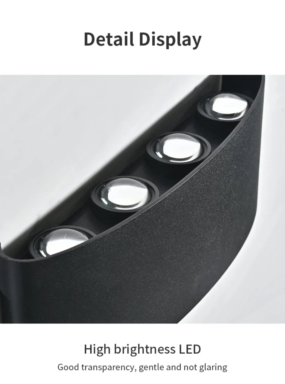 Waterproof Outdoor LED Wall Light for Garden Patio Balcony Warm White Weatherproof