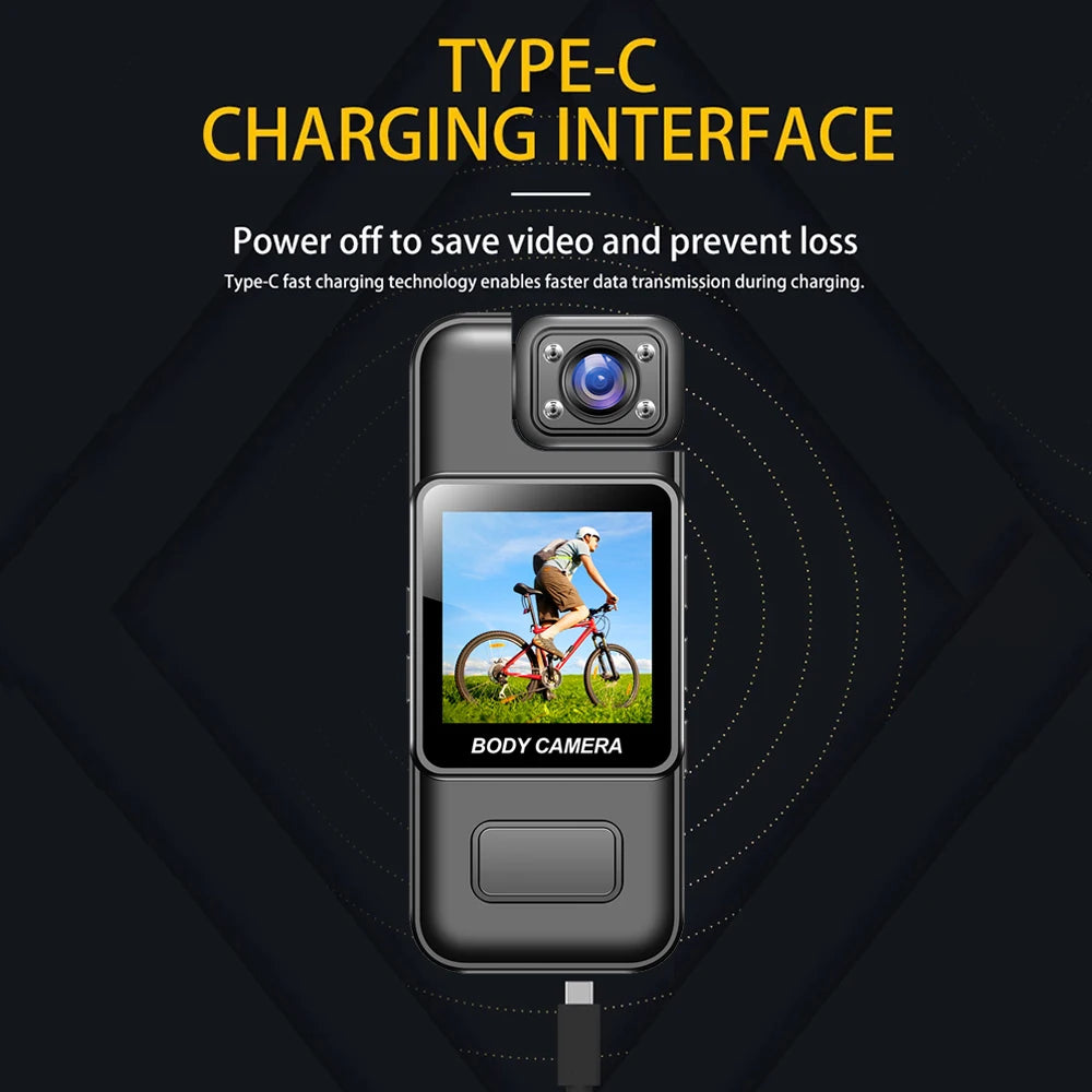 HD 4K Wifi Hotspot Mini Camera Portable Digital Bodycam Night Vision DVR Mini Police Camera