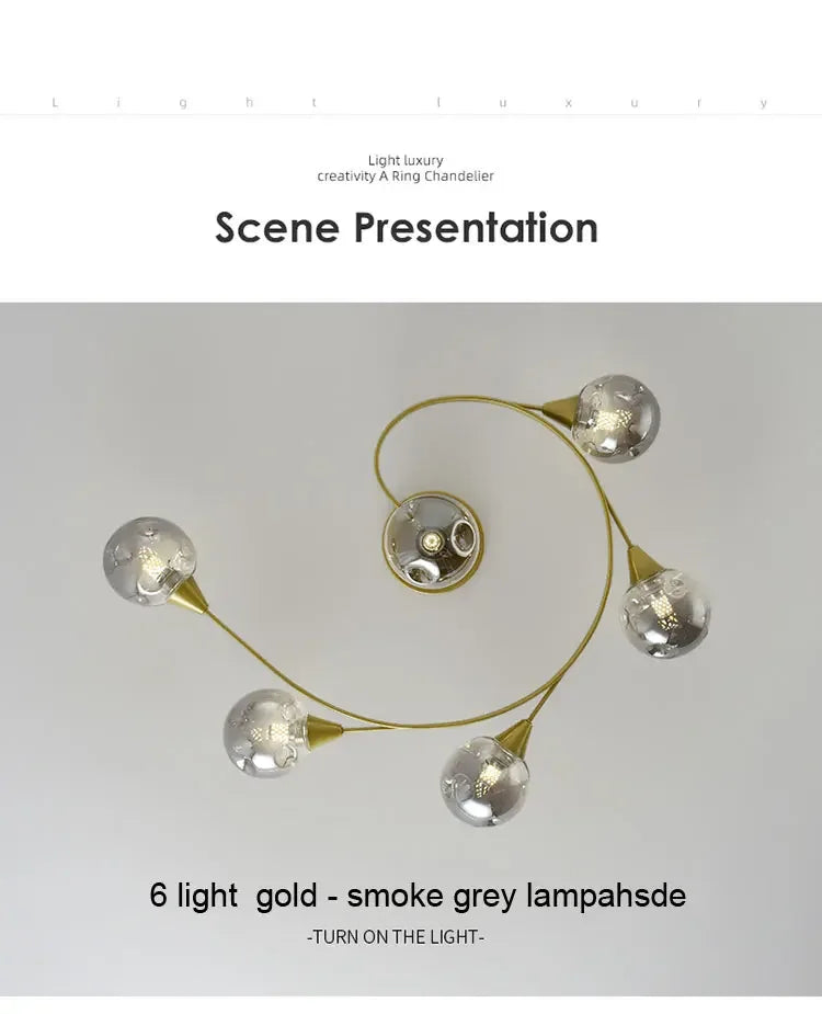 2025 Modern Led Ceiling Chandelier Nordic Glass Lamp Bedroom Kitchen Living Room Dining Room Decoration Home Ceiling Light Fixtu