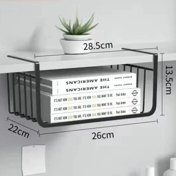 1PC Off-The-Shelf KitchenTiered Storage Shelf Student Dormitory Wardrobe Dormitory Desk Storage Hanging Basket Organizer Kitchen