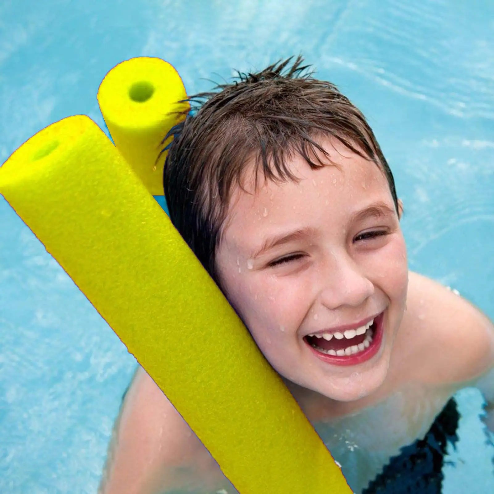 Portable Flexible Foam Learn Swimming Pool Noodle for Adult Children Summer Swimming Aid Pool Underwater Scooter