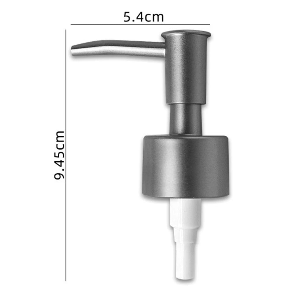 Stylish Soap Dispenser Pump Kitchen Bathroom ABS Plastic Messy Spills Tarnish Resistant Brushed Gold Thread Standard