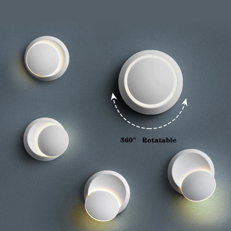 Indoor Lamp Body Touch Switch LED Wall Lamps Bedroom 360° Rotatable LED Wall Lights for Bedside Wall Sconce Lighting Fixtures
