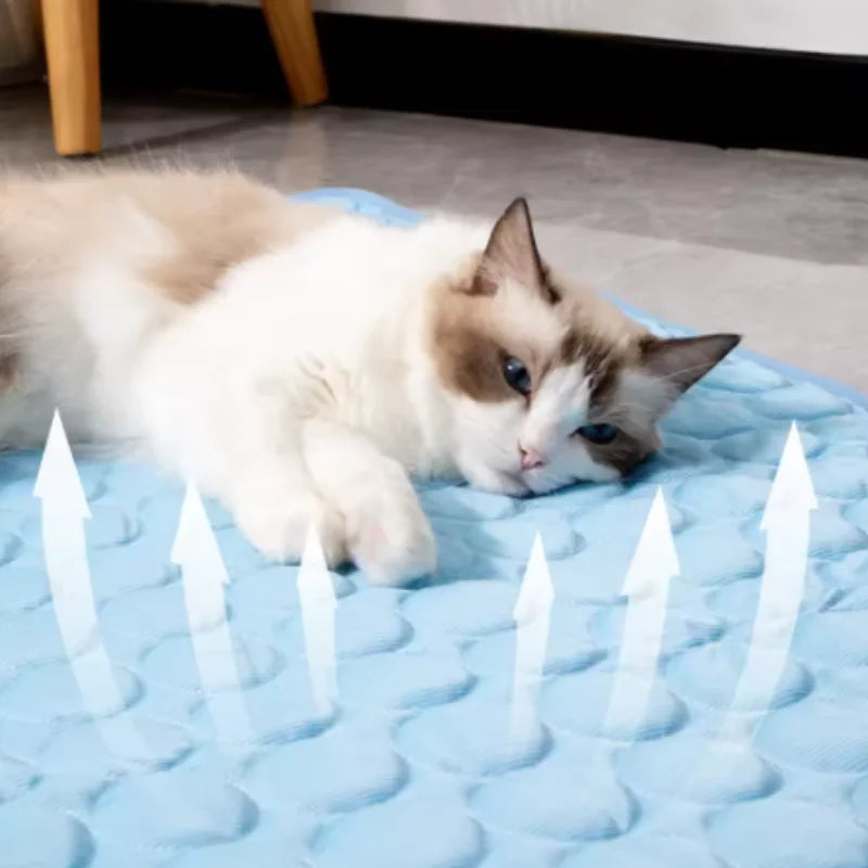 Dog Cooling Mat Summer Pet Cold Bed Extra Large For Small Big Dogs Pet Accessories Cat Durable Blanket Sofa Cat Ice Pad Blanket
