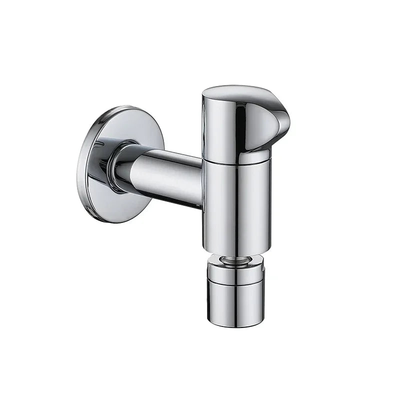 Free Swing Single Cold Faucet Wall Mounted Bathroom Hardware Mop Pool Water Tap with 1/2" Male Connection