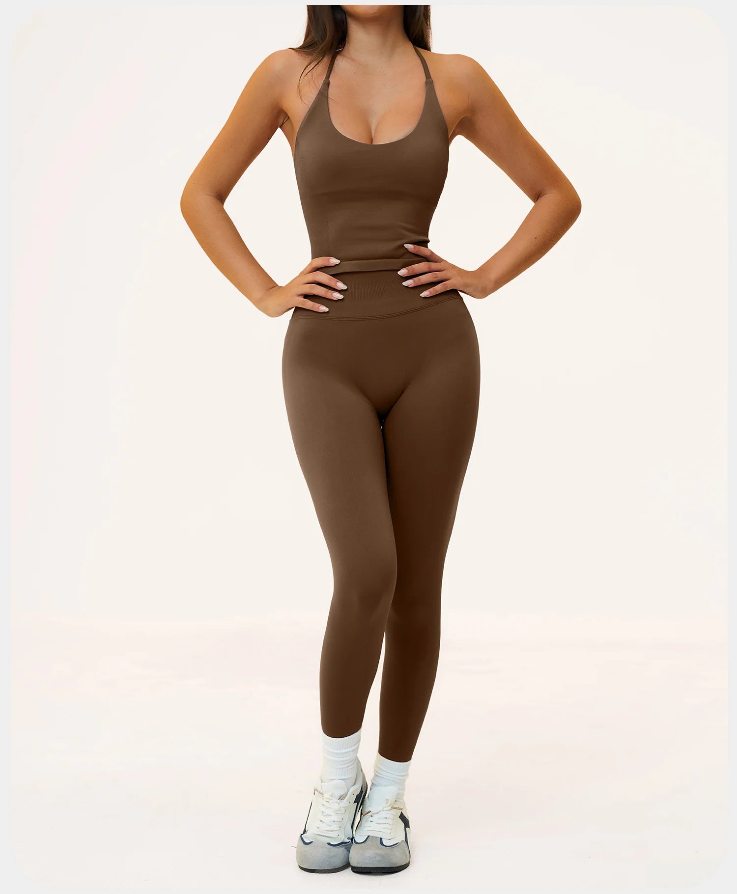 Seamless Yoga Suit 2PCS Women Tracksuit Sports Outfits Gym Workout Clothes Breathable Sports Bra Flared Pants Suit Yoga Clothing