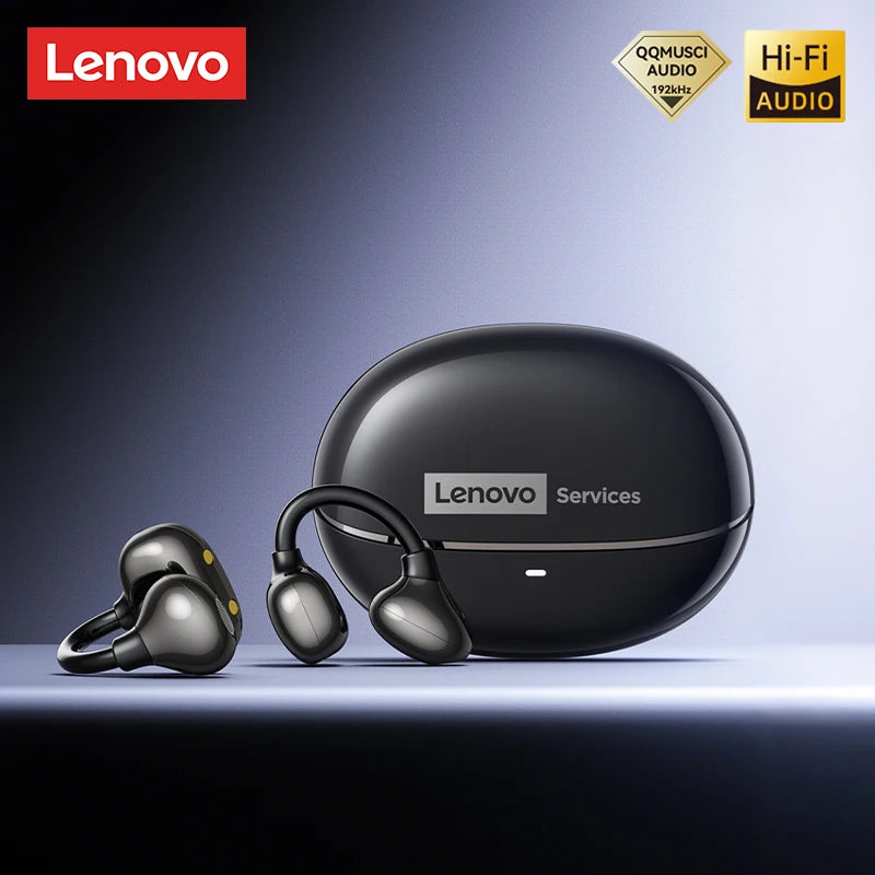 Lenovo RS106 OWS Ear Clip Bluetooth 6.0 Earphones Stereo Sound Sports Music Wireless Headphones Low Latency HD Call Earbuds New
